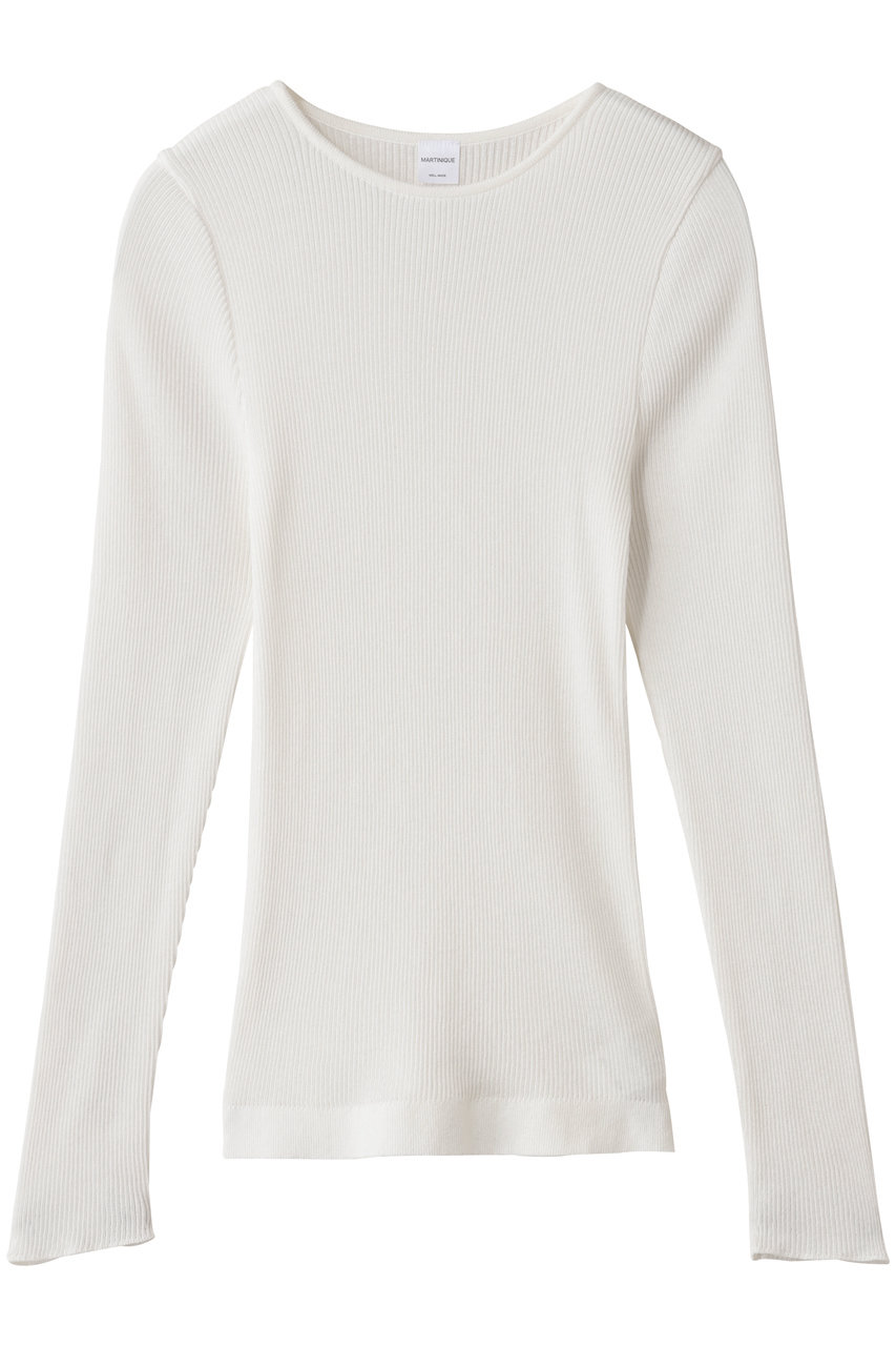 martinique C/SILKプルオーバー (ホワイト, F) マルティニーク ELLE SHOP martinique C/SILKプルオーバー (ホワイト, F) マルティニーク ELLE SHOP