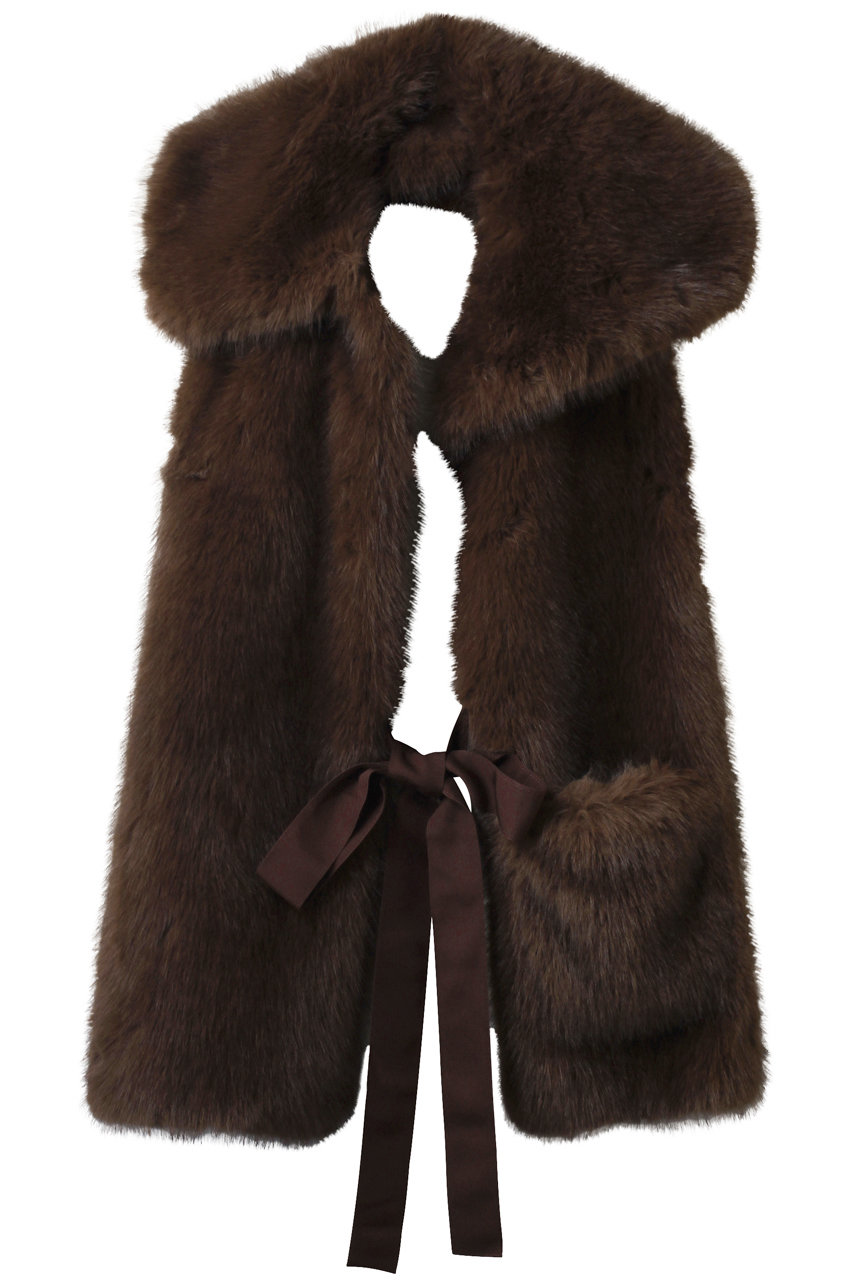 martinique ベスト (ブラウン, F) マルティニーク ELLE SHOP martinique ベスト (ブラウン, F) マルティニーク ELLE SHOP