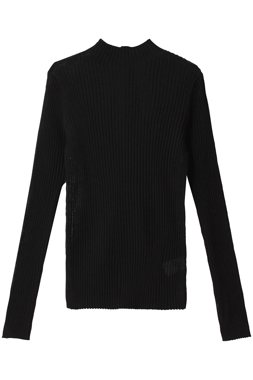 martinique シアープレーティングニット (ブラック, F) マルティニーク ELLE SHOP martinique シアープレーティングニット (ブラック, F) マルティニーク ELLE SHOP