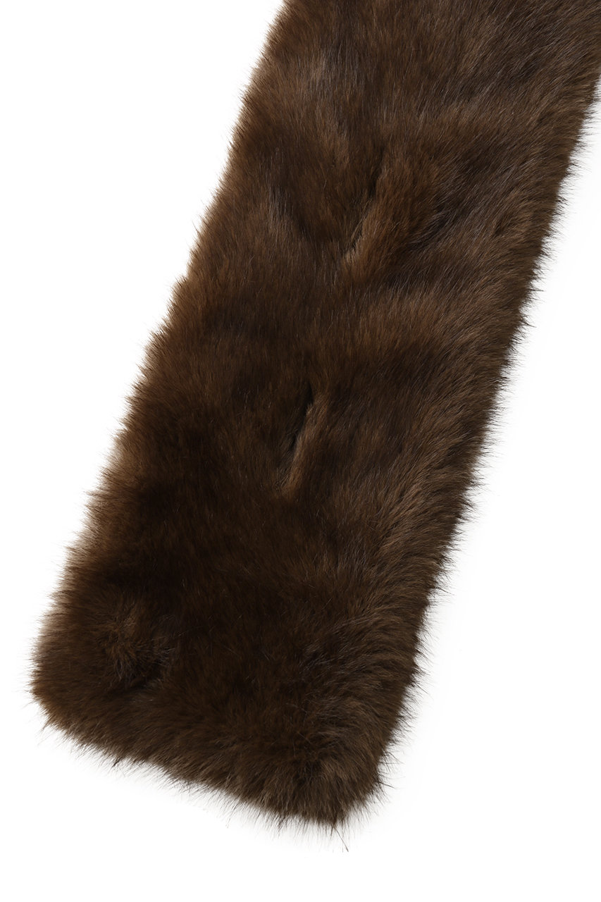 martinique(マルティニーク)｜フェイクファーストール/モカ の通販