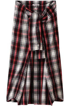 マルティニーク/martiniqueの【CURRENTAGE】Original フランネルスカート(110700/110703)