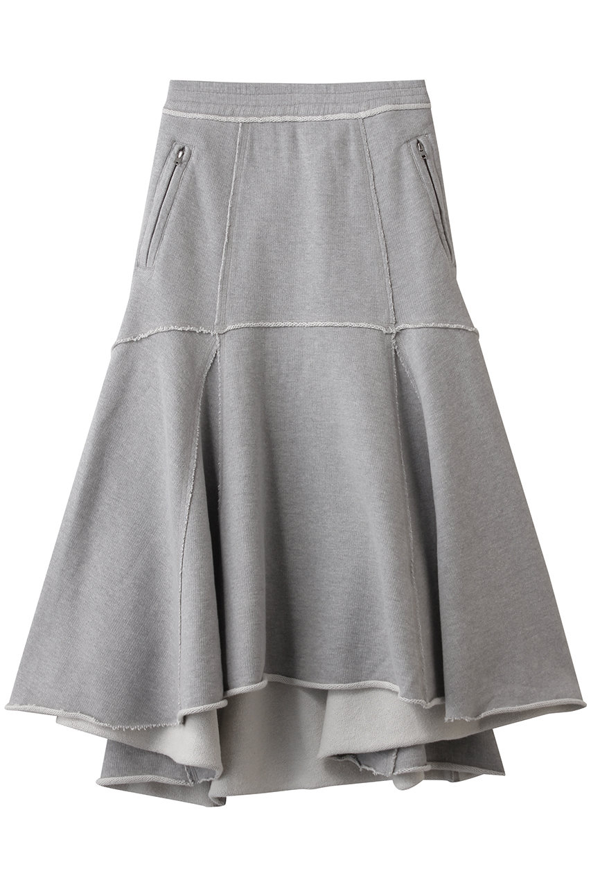 martinique 【CURRENTAGE】スウェットスカート (グレー, F) マルティニーク ELLE SHOP