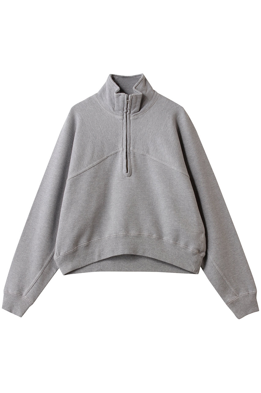 martinique 【CURRENTAGE】ジップスウェット (グレー, F) マルティニーク ELLE SHOP