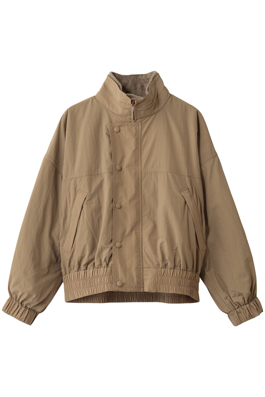 martinique 【CURRENTAGE】Double layered ジャケット (ベージュ, 1) マルティニーク ELLE SHOP