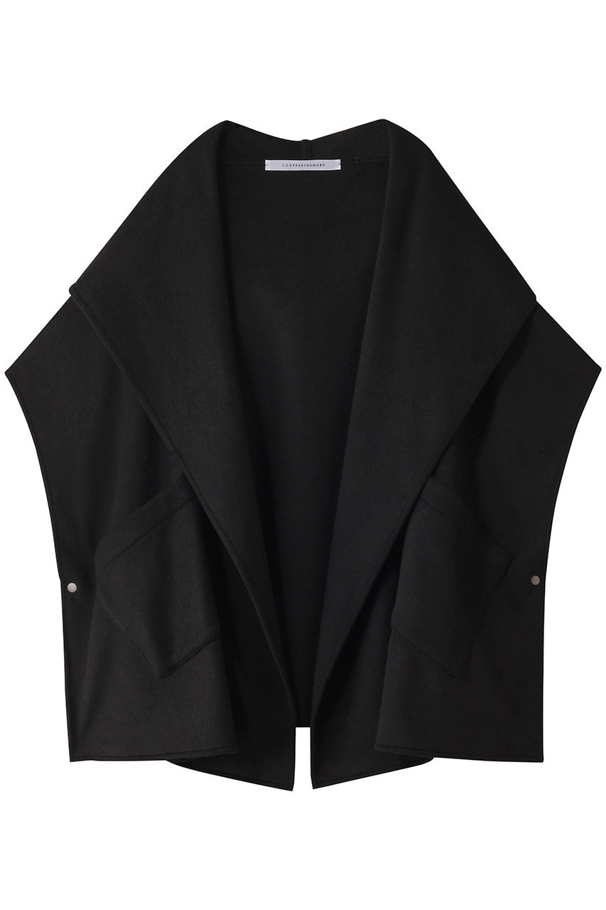 martinique 【COGTHEBIGSMOKE】GITTY HOODEDケープ (ブラック, F) マルティニーク ELLE SHOP