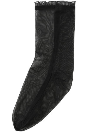 マルティニーク/martiniqueの【SIMONE WILD】シアーソックス(140700/140701)