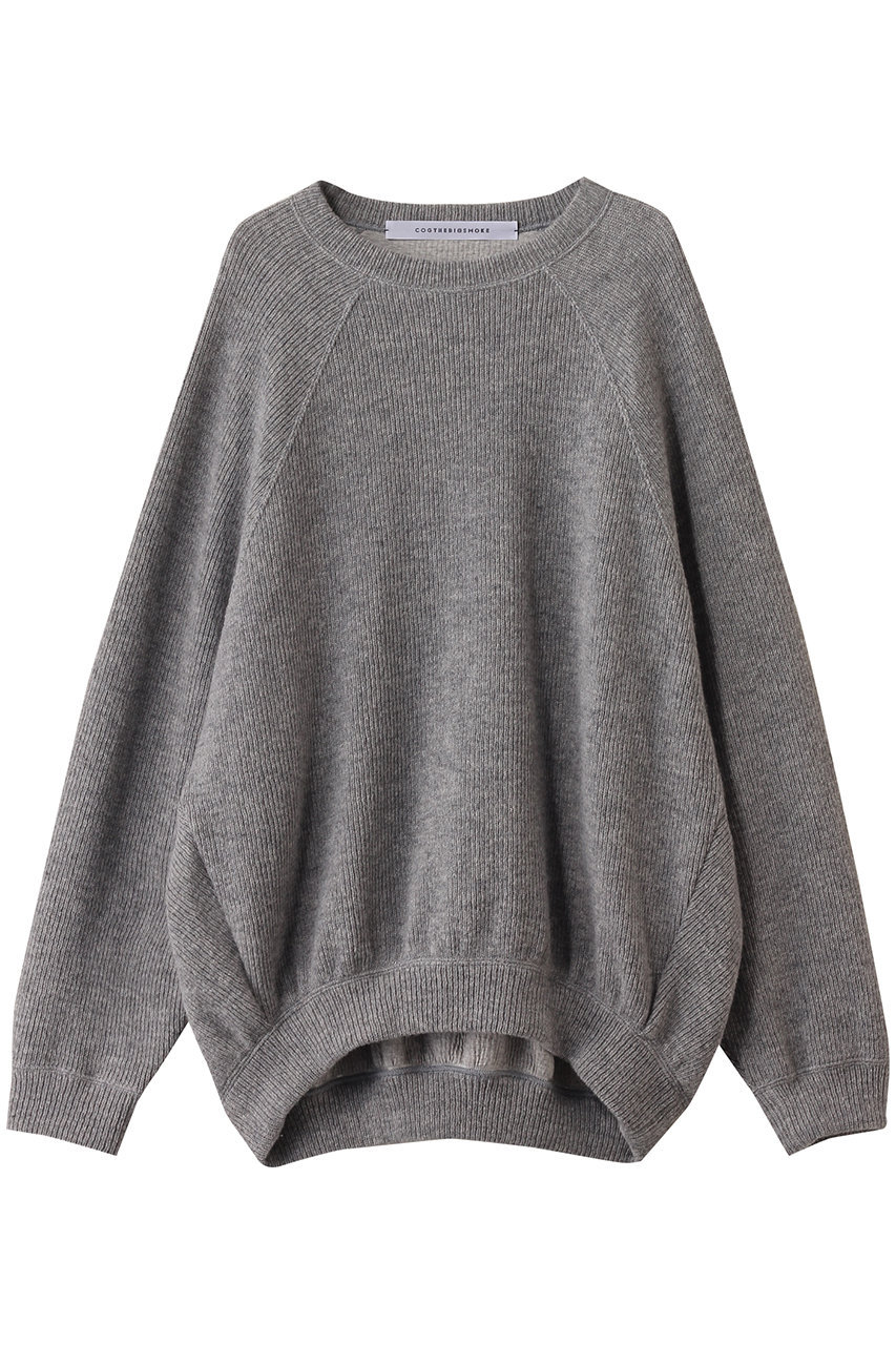 martinique 【COGTHEBIGSMOKE】ELLIS スウェットシャツ (杢グレー, F) マルティニーク ELLE SHOP