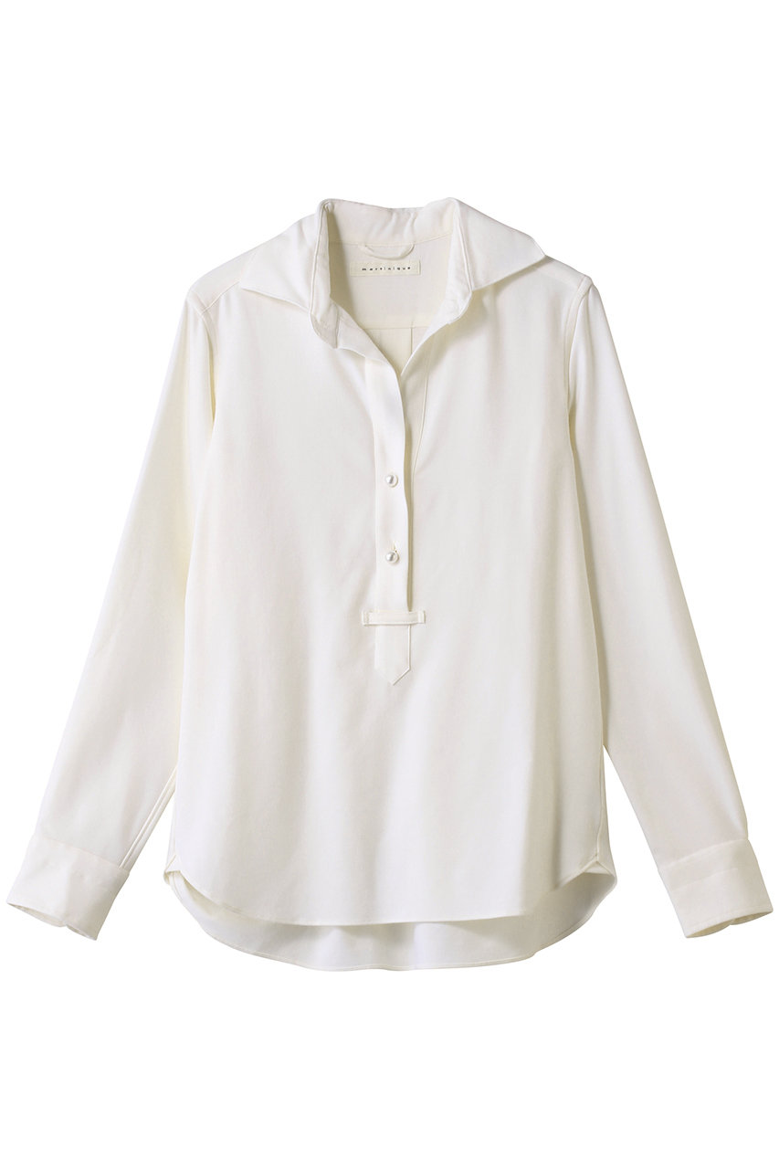 martinique 《定番》サキソニーパールスキッパー (オフホワイト, 1) マルティニーク ELLE SHOP