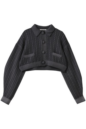 l’heritage martinique タフタフリルカーディガン 追加》【l’heritage martinique/レリタージュ