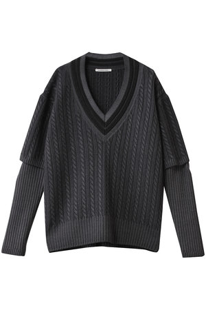 マルティニーク/martiniqueの【CURRENTAGE】チルデンニットプルオーバー(110300/110301)