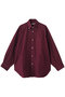 【CURRENTAGE】ラグランオックスシャツ マルティニーク/martinique ボルドー