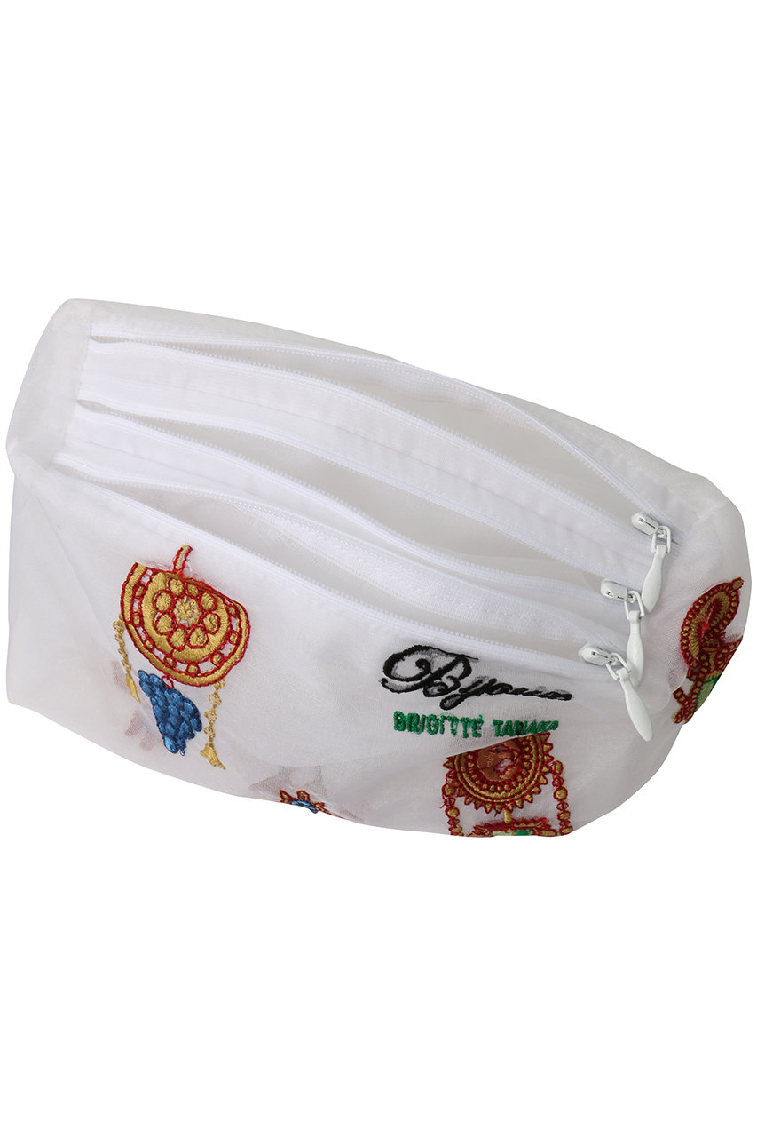 martinique(マルティニーク)｜【brigitte tanaka】ポーチ/ホワイト の