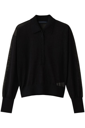 マルティニーク/martiniqueの襟付きニットプルオーバー(110300/110301)