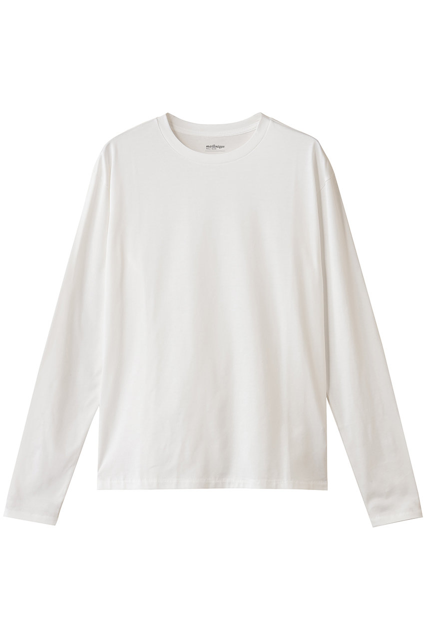 martinique コットンTシャツ (ホワイト, F) マルティニーク ELLE SHOP martinique コットンTシャツ (ホワイト, F) マルティニーク ELLE SHOP