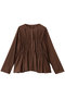 モダールシルクティアードブラウス マルティニーク/martinique ブラウン
