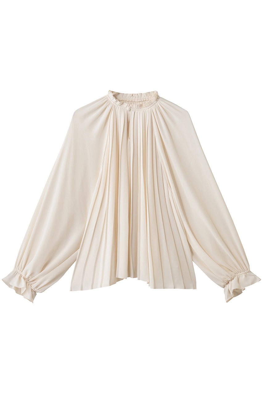 martinique プリーツブラウス (オフホワイト, F) マルティニーク ELLE SHOP martinique プリーツブラウス (オフホワイト, F) マルティニーク ELLE SHOP