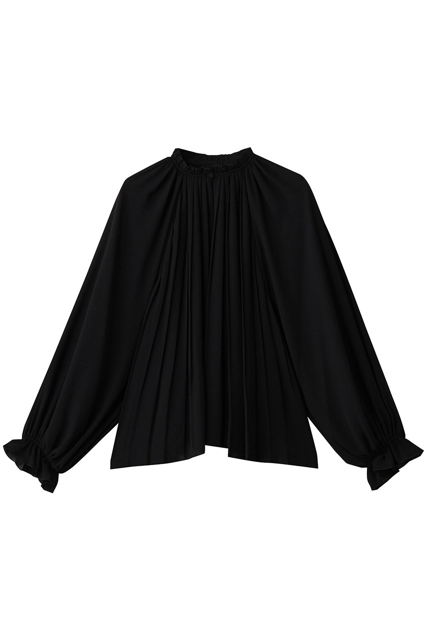 martinique プリーツブラウス (ブラック, F) マルティニーク ELLE SHOP martinique プリーツブラウス (ブラック, F) マルティニーク ELLE SHOP