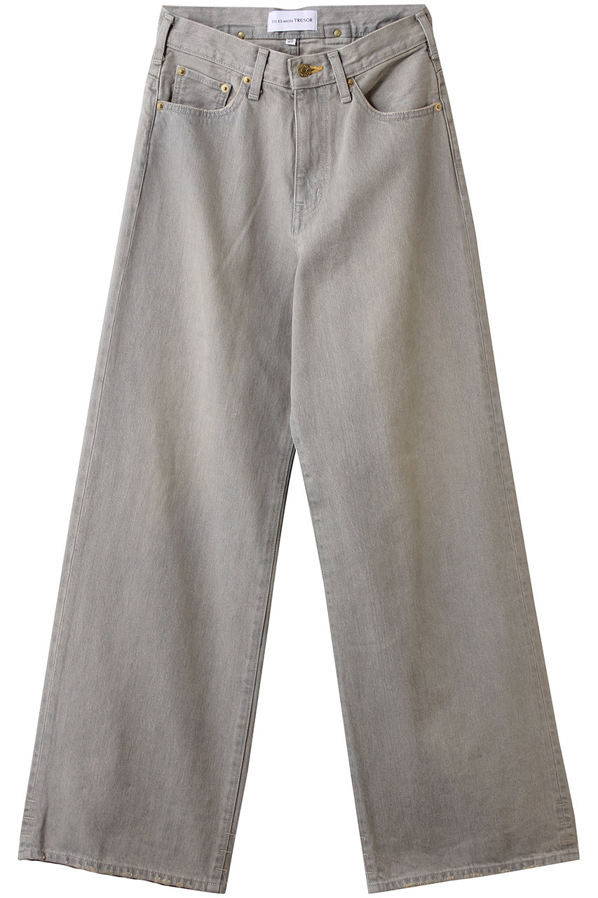 martinique 《別注》【TU ES MON TRESOR】The Topaz デニム (ライトグレー, 4(26)) マルティニーク ELLE SHOP