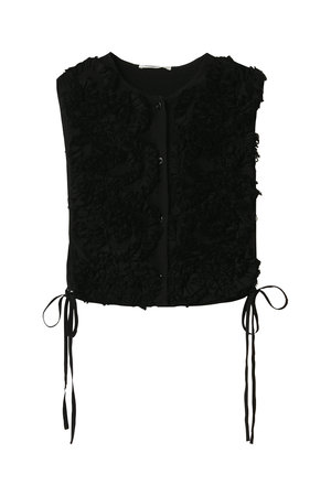 マルティニーク/martiniqueの【CURRENTAGE】ラッフルベスト(110800/110806)