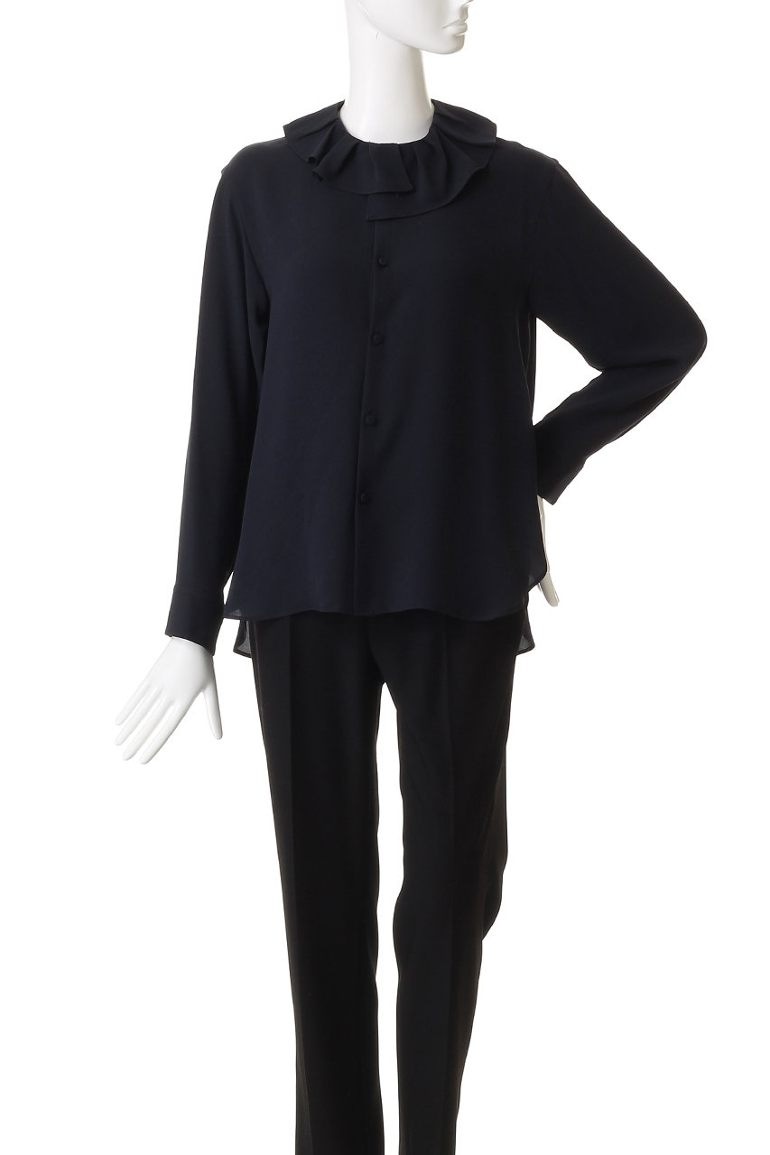 martinique(マルティニーク)｜アシンメトリーカラーブラウス/オフ