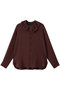 アシンメトリーカラーブラウス マルティニーク/martinique ボルドー
