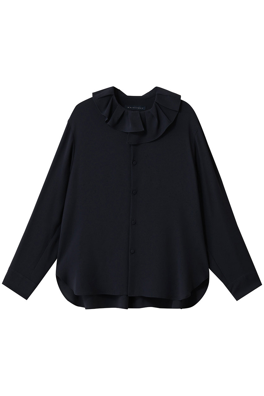 martinique アシンメトリーカラーブラウス (ネイビー, F) マルティニーク ELLE SHOP martinique アシンメトリーカラーブラウス (ネイビー, F) マルティニーク ELLE SHOP