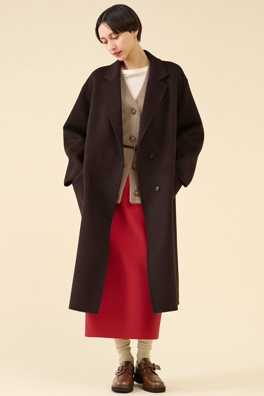 martinique(マルティニーク)｜ESSENTIAL チェスターコート/ブラウン の