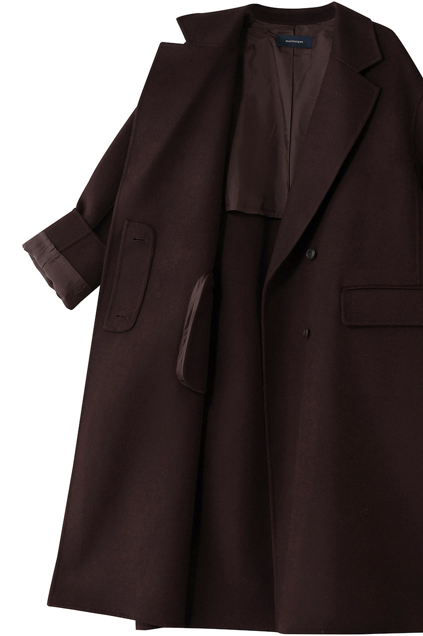 martinique(マルティニーク)｜ESSENTIAL チェスターコート/ブラウン の