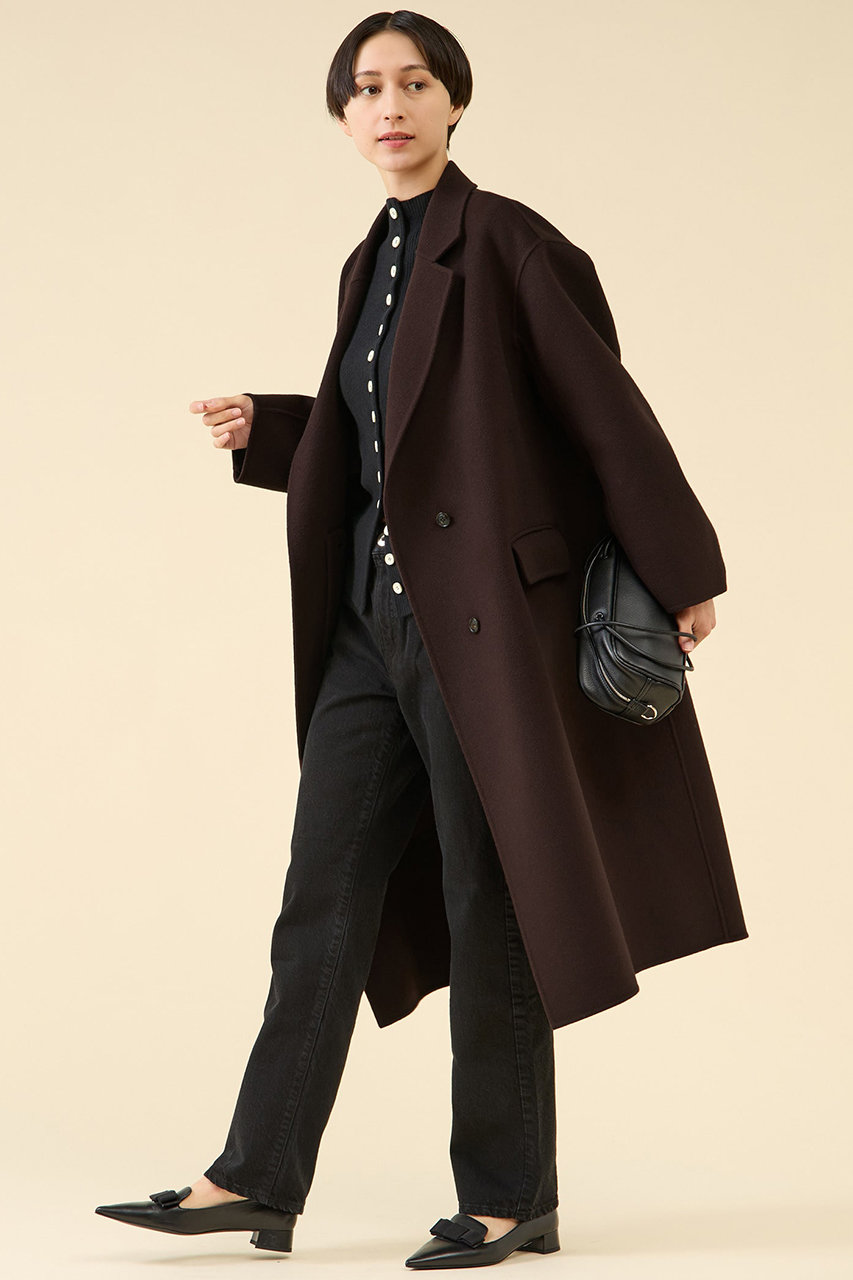 martinique(マルティニーク)｜ESSENTIAL チェスターコート/ブラウン の