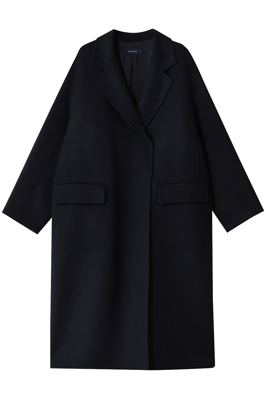 martinique ESSENTIAL チェスターコート (ネイビー, F) マルティニーク ELLE SHOP martinique ESSENTIAL チェスターコート (ネイビー, F) マルティニーク ELLE SHOP