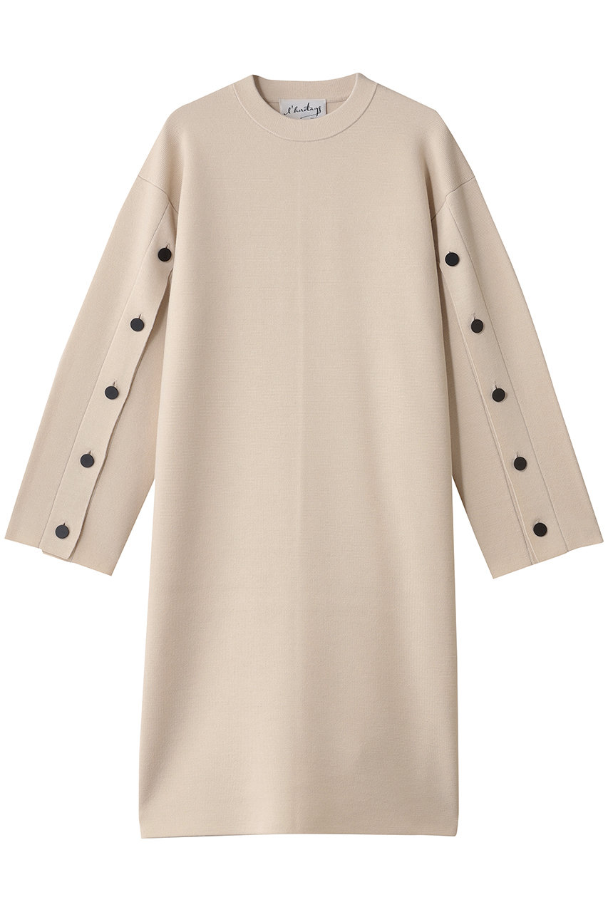 martinique 【l'heritage martinique】ニットワンピース (アイボリー, F) マルティニーク ELLE SHOP