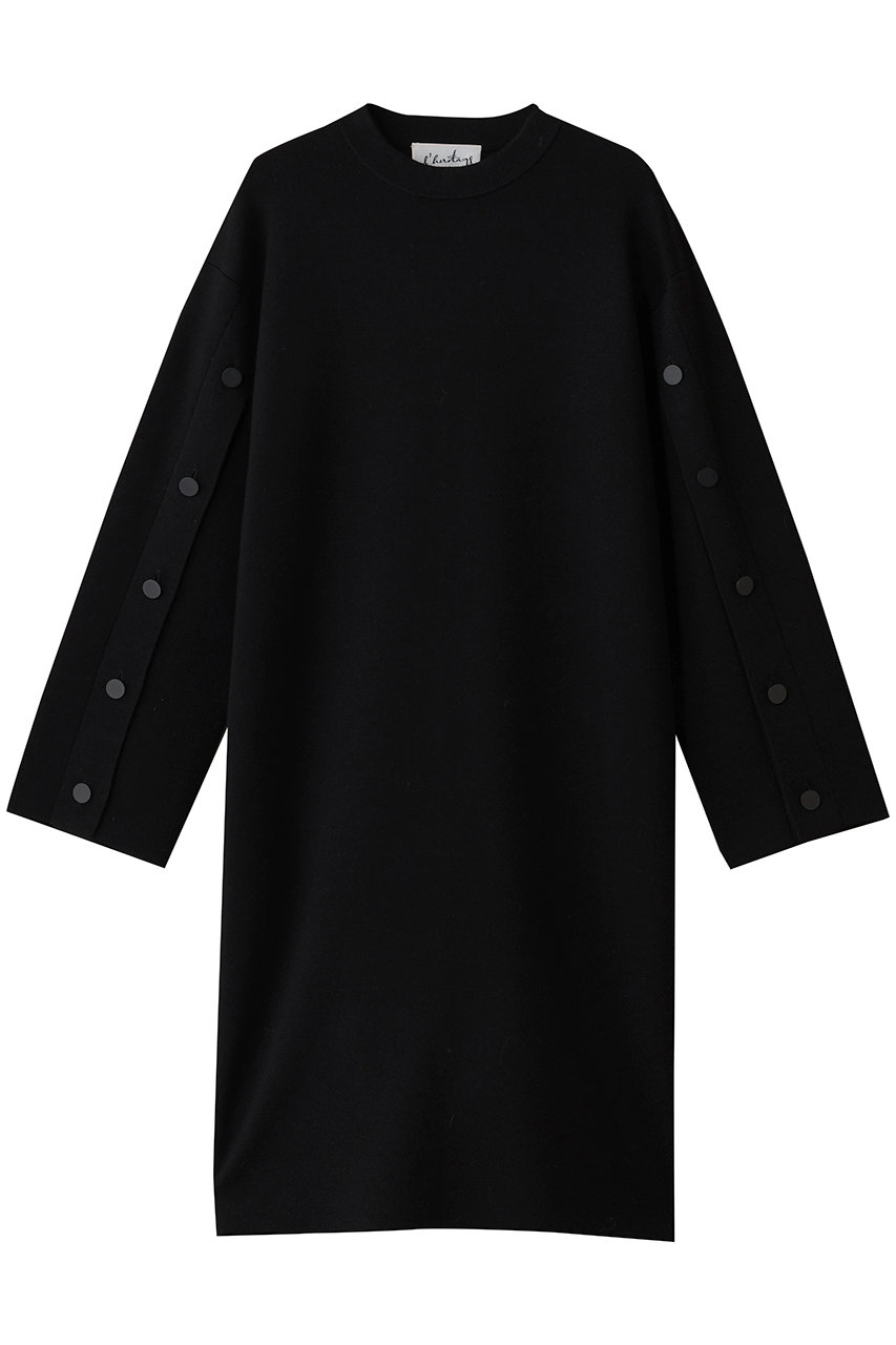 martinique 【l'heritage martinique】ニットワンピース (ブラック, F) マルティニーク ELLE SHOP martinique 【l'heritage martinique】ニットワンピース (ブラック, F) マルティニーク ELLE SHOP