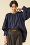 【MARIHA】そよ風のブラウス（一部別注カラー） マルティニーク/martinique ネイビー