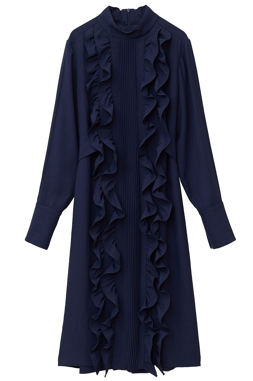 martinique 【l'heritage martinique】フリルディドレス (ネイビー, F) マルティニーク ELLE SHOP martinique 【l'heritage martinique】フリルディドレス (ネイビー, F) マルティニーク ELLE SHOP