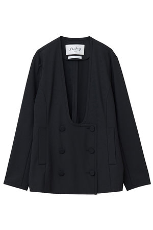 ELLE EN NOIR ラベンダー ブレザー上下 Washable Flex Ponte Notch Collar Long Blazer | EILEEN FISHER