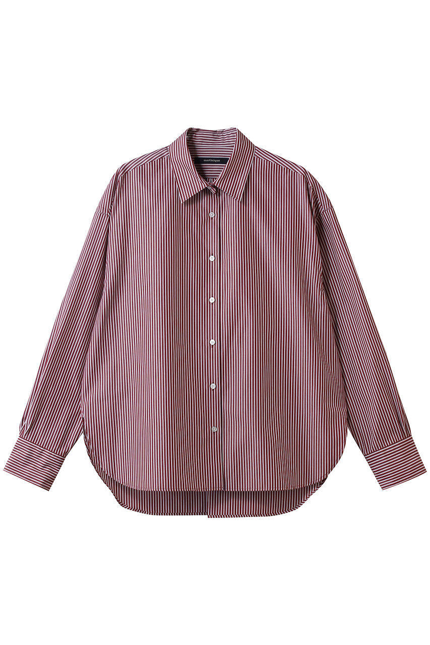 martinique Essential スタンダードシャツ (ストライプ, F) マルティニーク ELLE SHOP