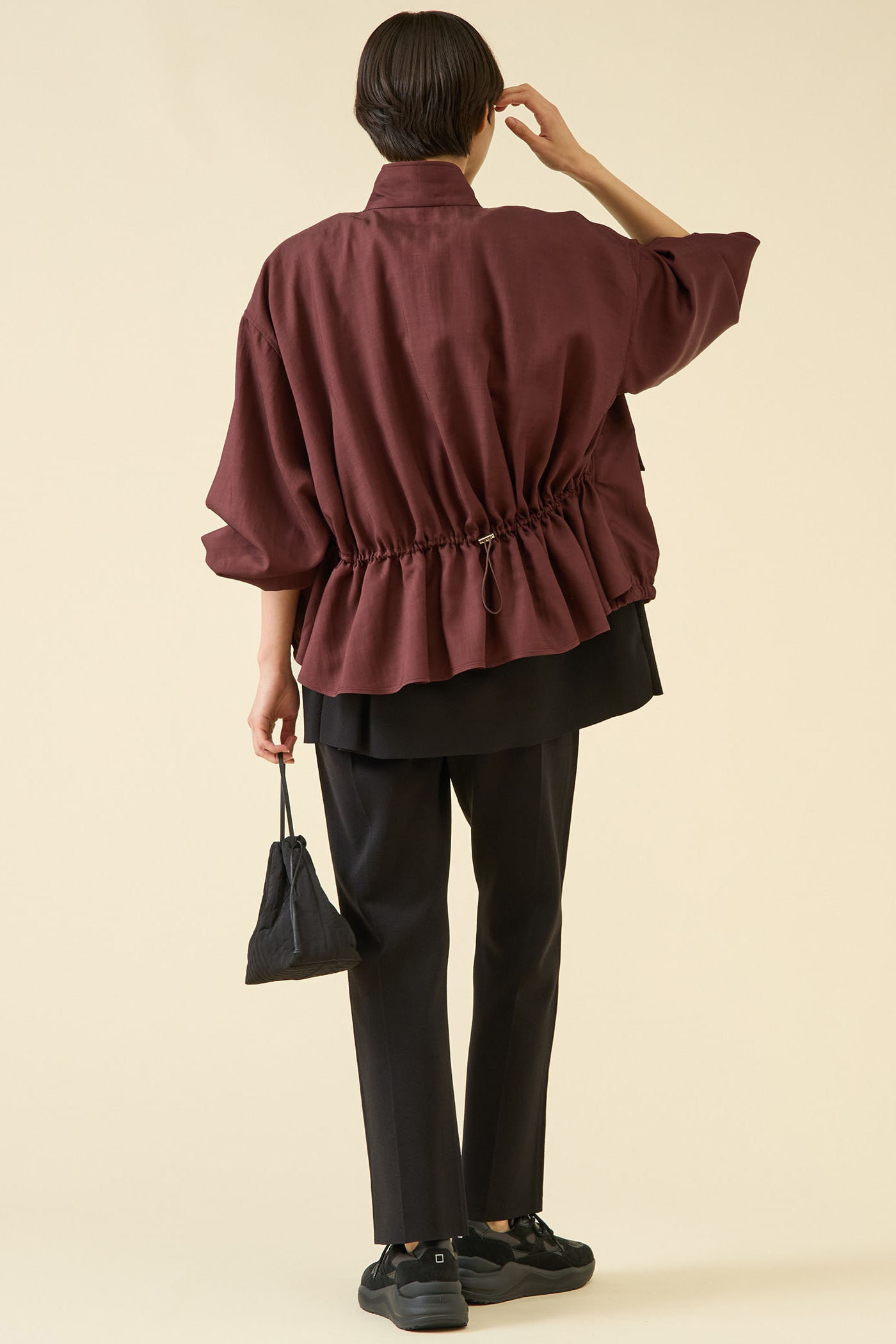 martinique(マルティニーク)｜VIS混ツイルスタンドカラーブルゾン