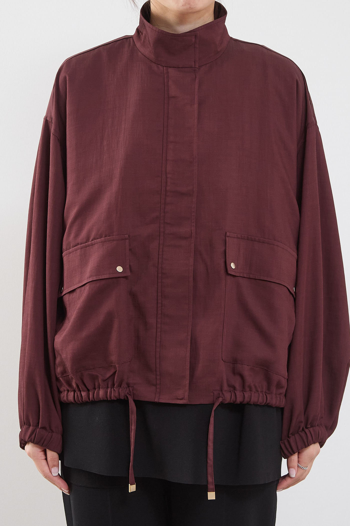 martinique(マルティニーク)｜VIS混ツイルスタンドカラーブルゾン