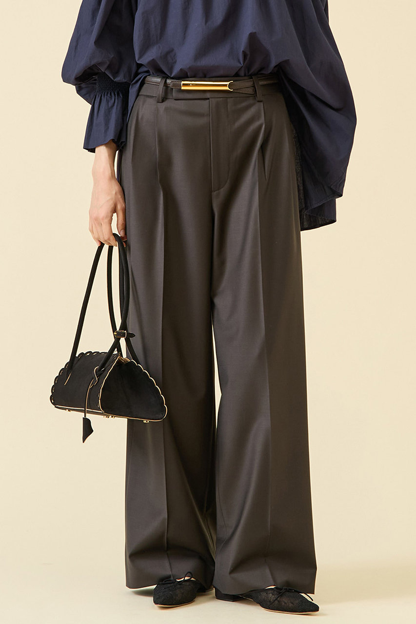 martinique 《定番》ESSENTIALパンツ(セットアップ可) (ダークブラウン, 2) マルティニーク ELLE SHOP martinique 《定番》ESSENTIALパンツ(セットアップ可) (ダークブラウン, 2) マルティニーク ELLE SHOP
