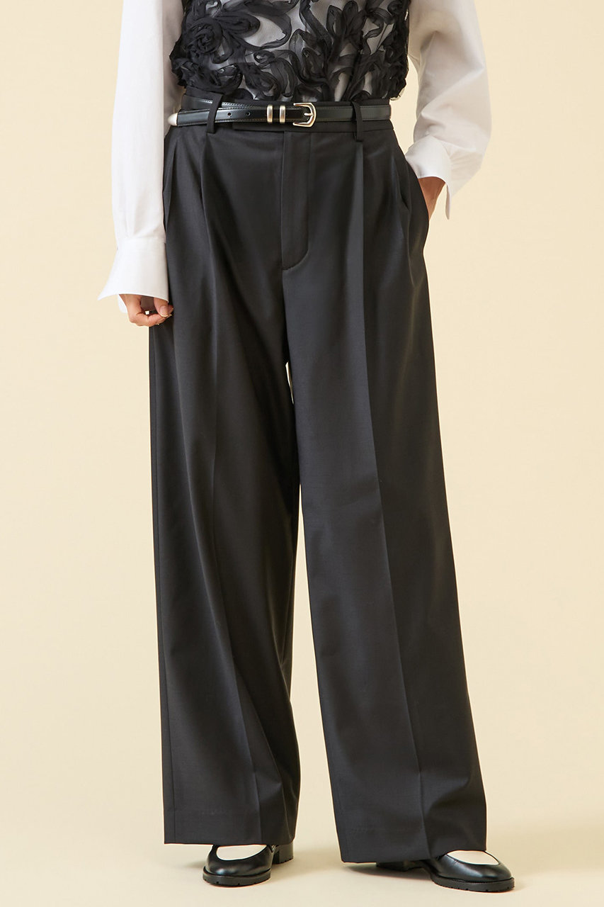 martinique 《定番》ESSENTIALパンツ(セットアップ可) (ブラック, 1) マルティニーク ELLE SHOP martinique 《定番》ESSENTIALパンツ(セットアップ可) (ブラック, 1) マルティニーク ELLE SHOP