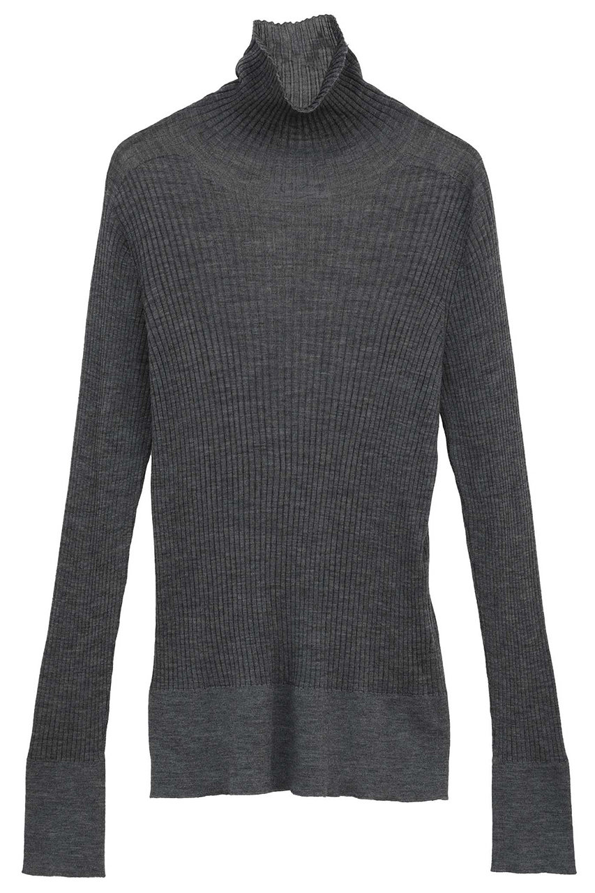 martinique 【l'heritage martinique】メリノウールリブハイネック (グレー, F) マルティニーク ELLE SHOP martinique 【l'heritage martinique】メリノウールリブハイネック (グレー, F) マルティニーク ELLE SHOP
