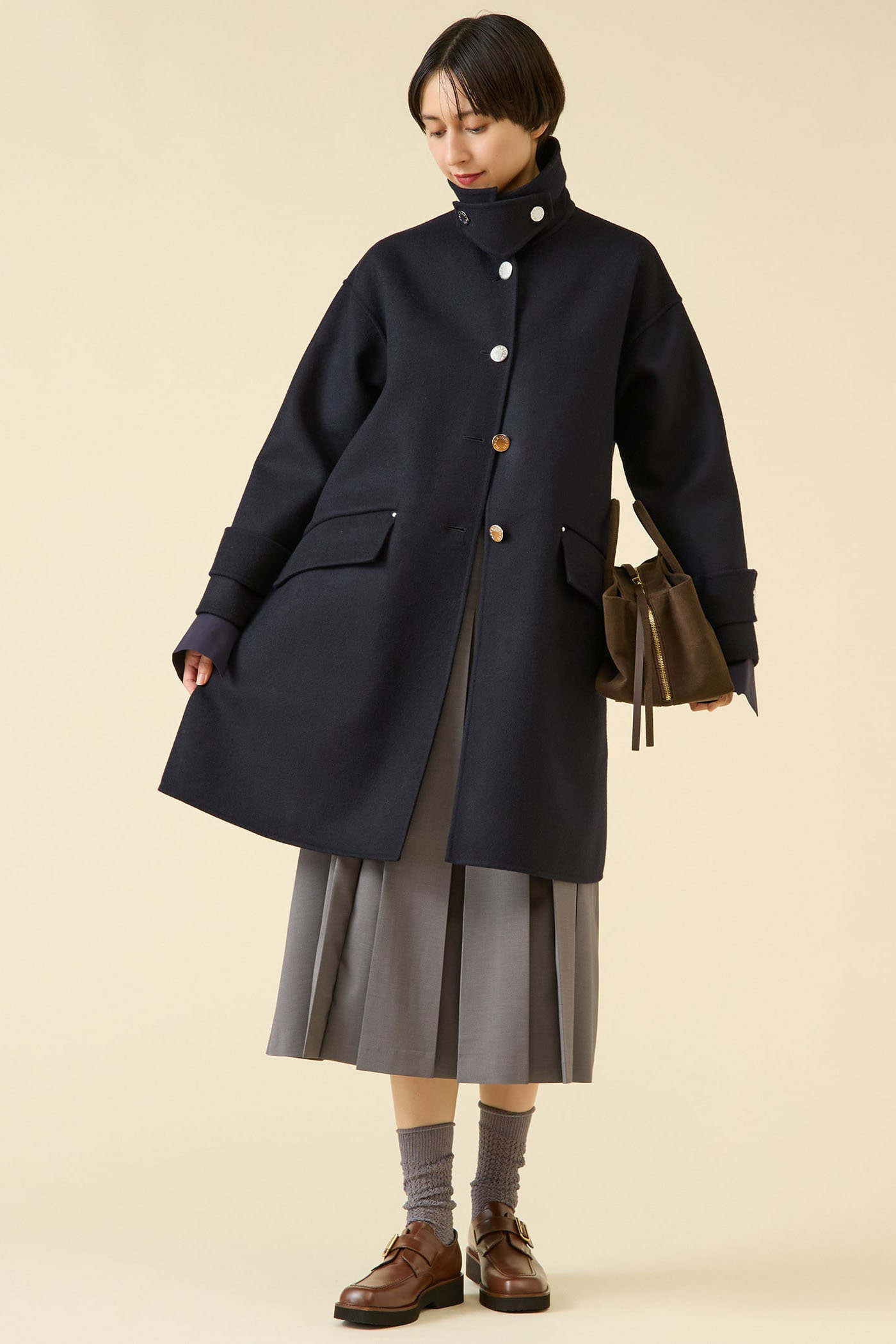 martinique 《別注》【MACKINTOSH】HUMBIE SL MB EX ダブルフェイス (ネイビー, F(6)) マルティニーク ELLE SHOP martinique 《別注》【MACKINTOSH】HUMBIE SL MB EX ダブルフェイス (ネイビー, F(6)) マルティニーク ELLE SHOP