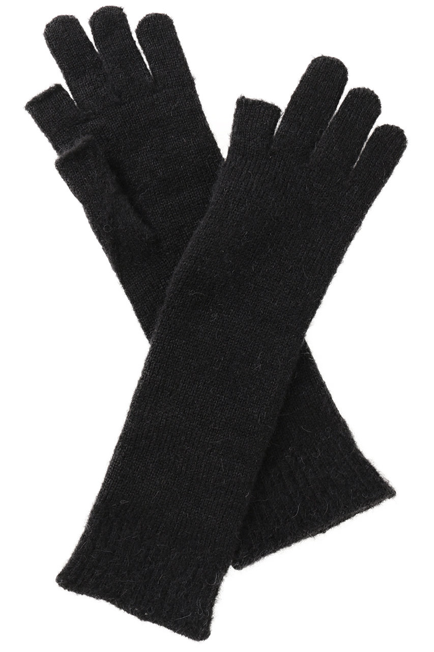 martinique 【ALPO】カシミヤロンググローブ (ブラック, F) マルティニーク ELLE SHOP