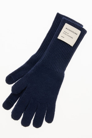 マルティニーク/martiniqueの【予約販売】【WANDERUNG】ピュアカシミア 5フィンガーグローブ(一部別注カラー)(140600/140601)