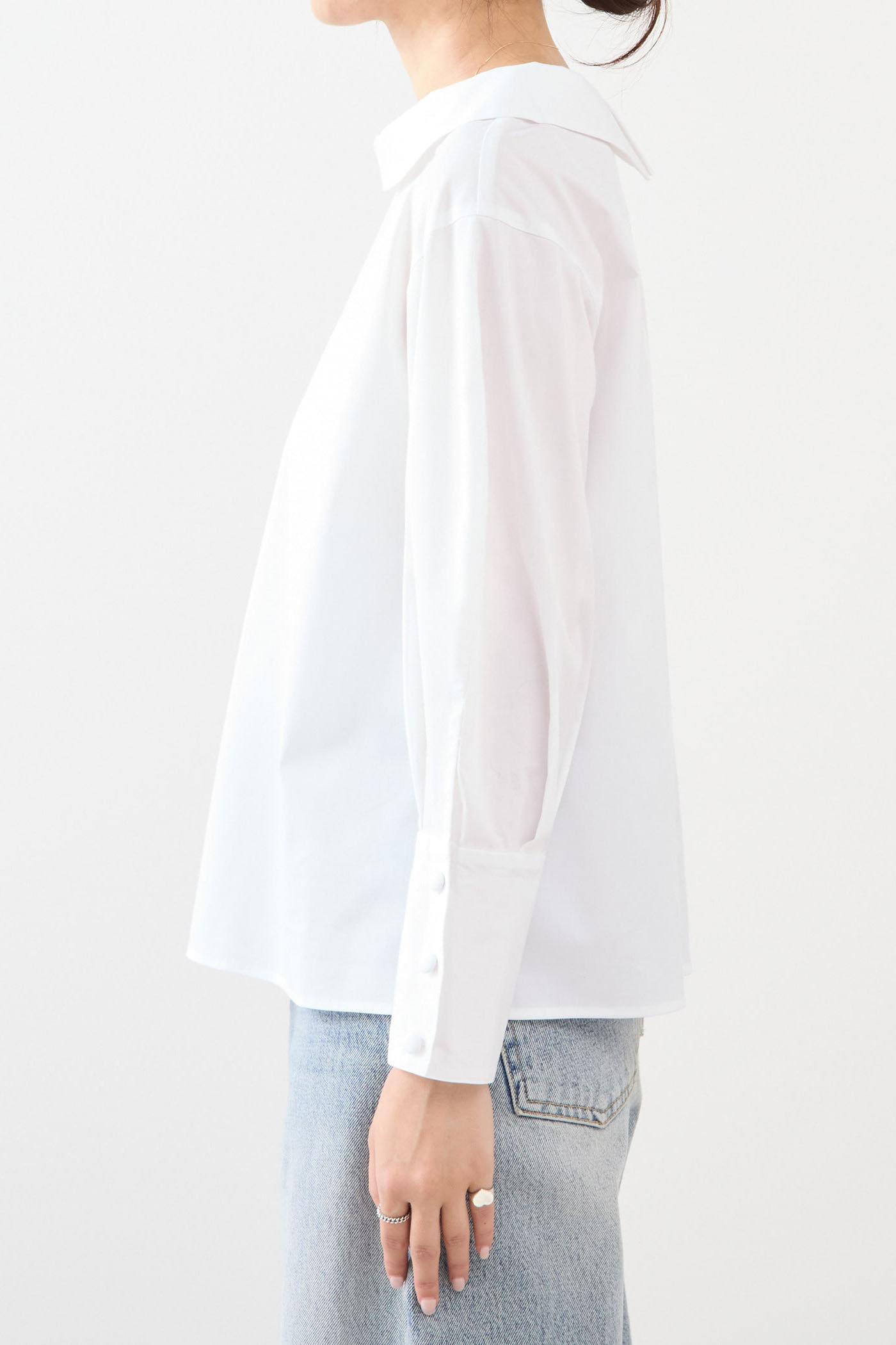 martinique(マルティニーク)｜ボートネックブラウス/ホワイト の通販