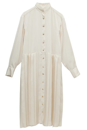 マルティニーク/martiniqueの【l’heritage martinique】シルキーサテンロングシャツ(110400/110403)