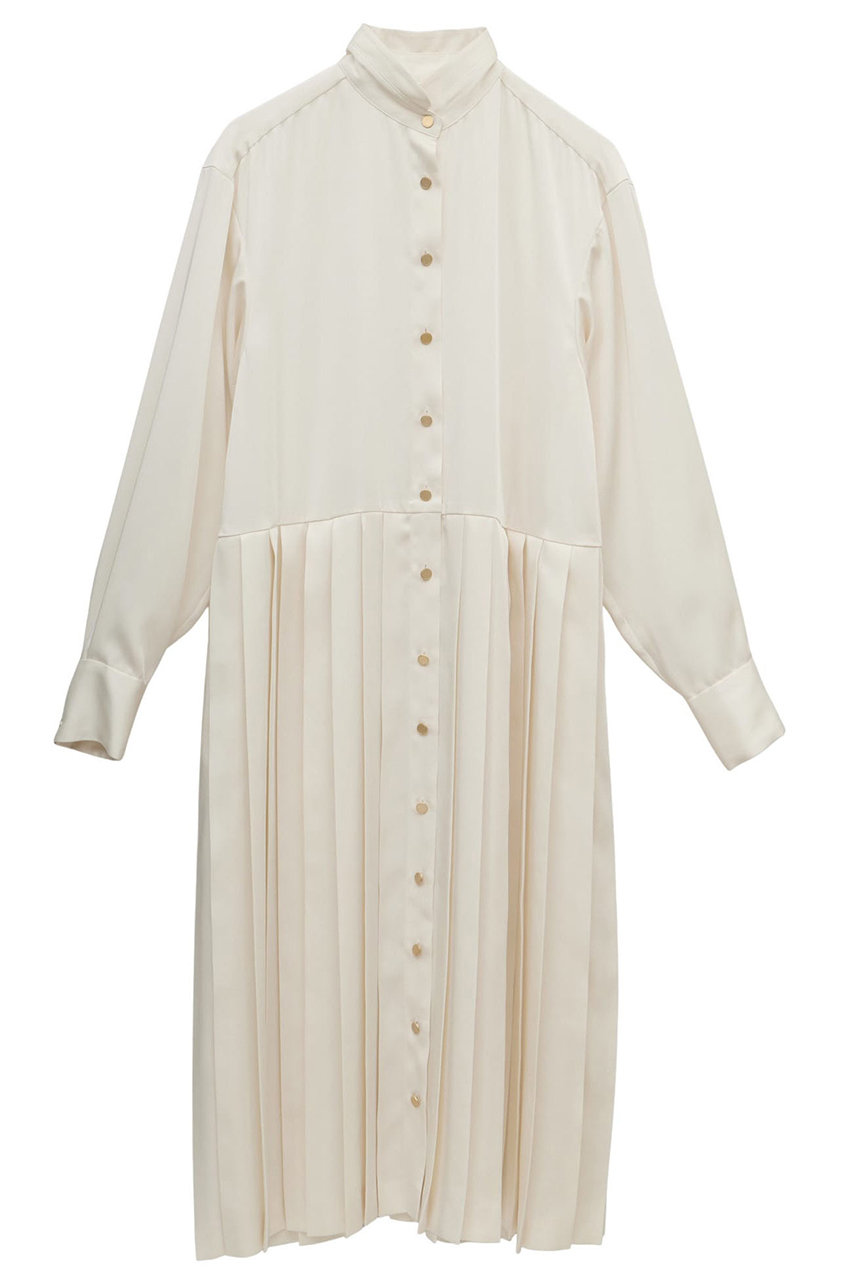 martinique 【l'heritage martinique】シルキーサテンロングシャツ (オフ, F) マルティニーク ELLE SHOP martinique 【l'heritage martinique】シルキーサテンロングシャツ (オフ, F) マルティニーク ELLE SHOP