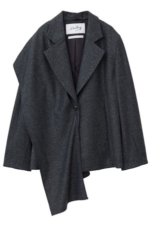 マルティニーク/martiniqueの【l’heritage martinique】ラメホームスパンテーラードジャケット(セットアップ可)(110800/110801)