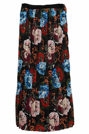 マルティニーク/martiniqueの【l’heritage martinique】ガーデンフラワープリントスカート(セットアップ可)(110700/110703)