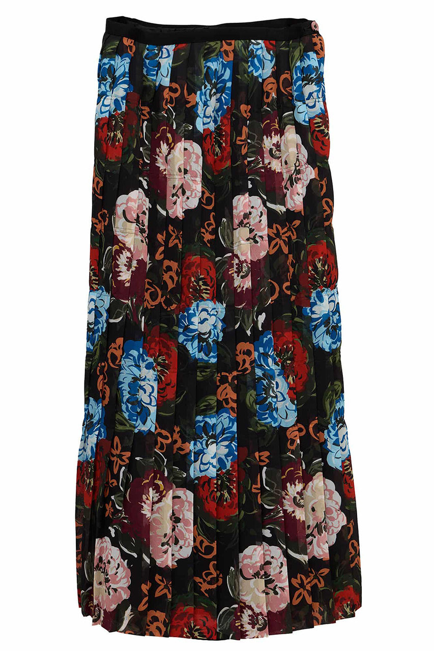 martinique 【l'heritage martinique】ガーデンフラワープリントスカート(セットアップ可) (ブラック, 2) マルティニーク ELLE SHOP martinique 【l'heritage martinique】ガーデンフラワープリントスカート(セットアップ可) (ブラック, 2) マルティニーク ELLE SHOP